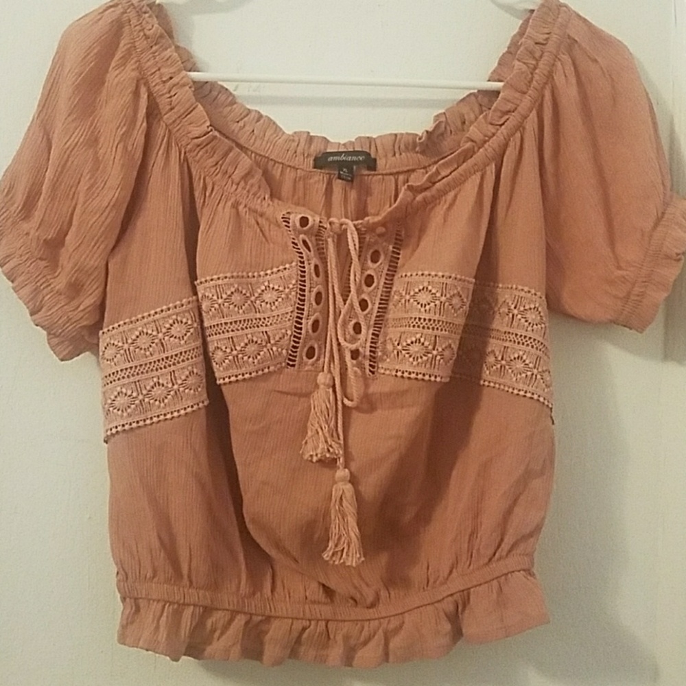 Pink Crop Blouse